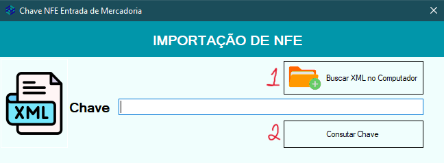 janela xml